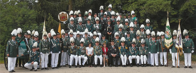 Gruppenbild der Schützengilde Hitzacker