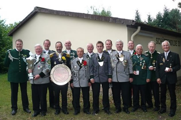 Drei-Gilden-Pokal Sieger und Platzierte