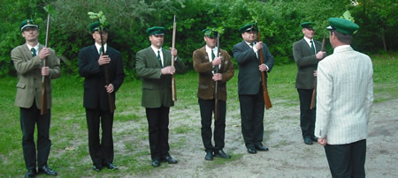 Schützenfest 2010 - II. Exerzierabend - Verpflichtung der Rekruten