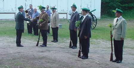 Schuetzenfest 2010 - I. Exerzierabend Verpflichtung der Rekruten