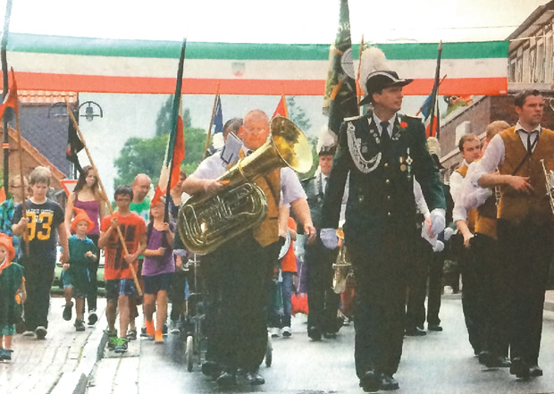 Schützenfest 2014 Kinderschützenfest Regenmarsch