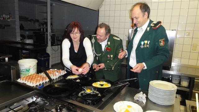 Spiegeleierbraten im Waldfrieden Winterball 2013