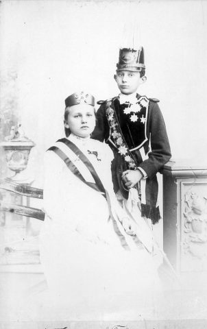 Anna Petersen und Otto Vonthien - 1901 - Erste Kinderkönigin