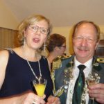 Winterball 2016 - Königin Petra Hewekerl in der Sektbar